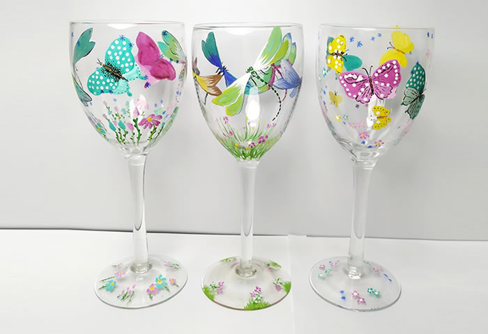 china hand painted wine cup wholesaler